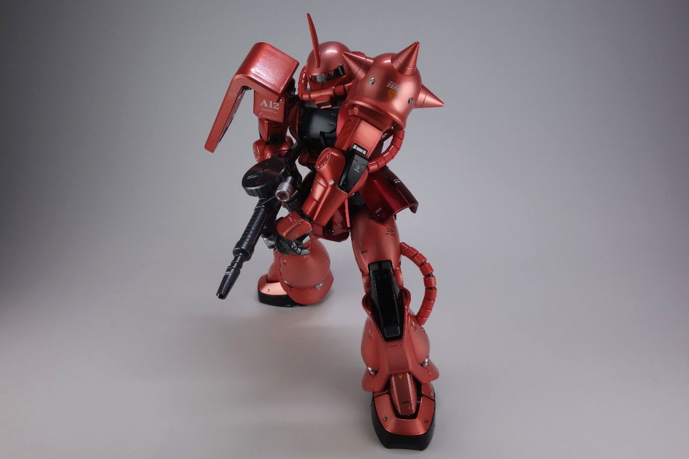 ＭＧ MS06Sシャア専用ザク(チタニウムフィニッシュVer) 完成: 趣味の